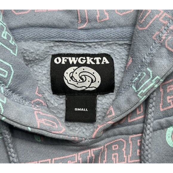 Odd Future Ofwgkta All Over Print Tyler The Creator Hoodie Sweater Mens Sz Small - Picture 5 of 10